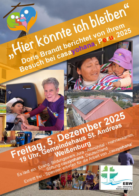Vortrag casayohana mit Doris Brandt